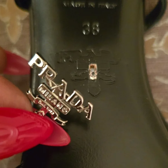 Prada Black Slingback Heels - Picture 16 of 16